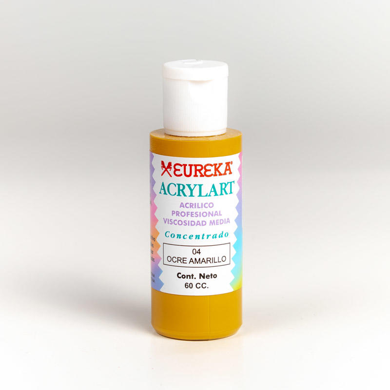 ACRILICO EUREKA ACRYLART 60 CC OCRE AMARILLO -04