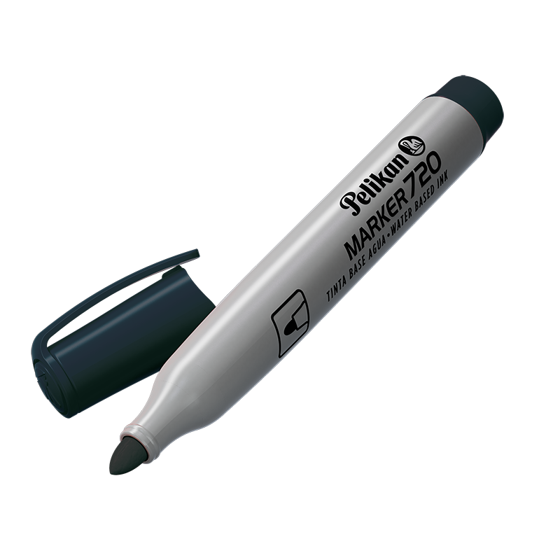 MARCADOR PELIKAN 720 AL AGUA NEGRO PTA RED