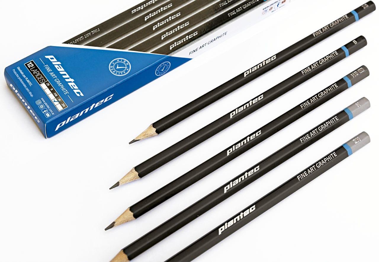 LAPIZ GRAFITO PLANTEC 2B X 12 UN-19313