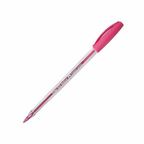 BOLIGRAFO FABER CASTELL 032 TRILUX ROSA X 12 UN 443228