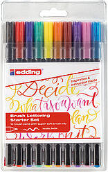 SP MARCADORES EDDING 1340 SET X 10 BRUSHPENS ***