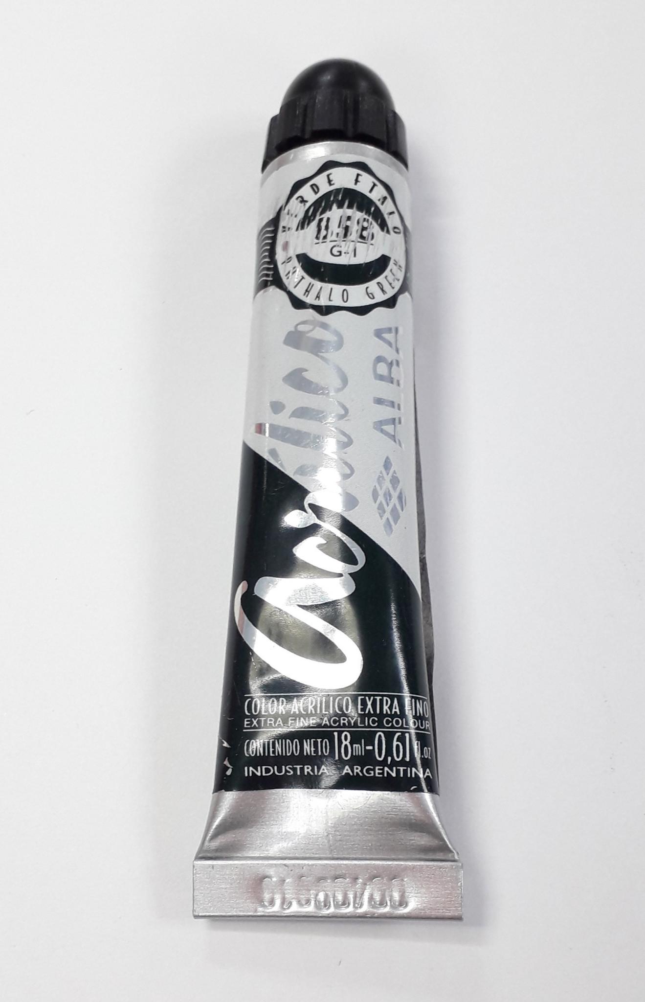 ACRILICO ALBA 858 VERDE FTALO 18 ML GRUPO 1