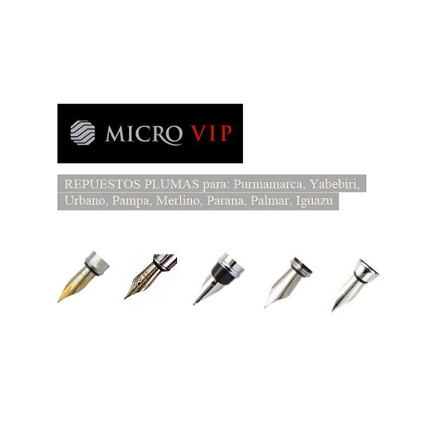 PLUMA P/LAPICERA MERLINO MICRO L,VIP BOLSITA X 5 UN