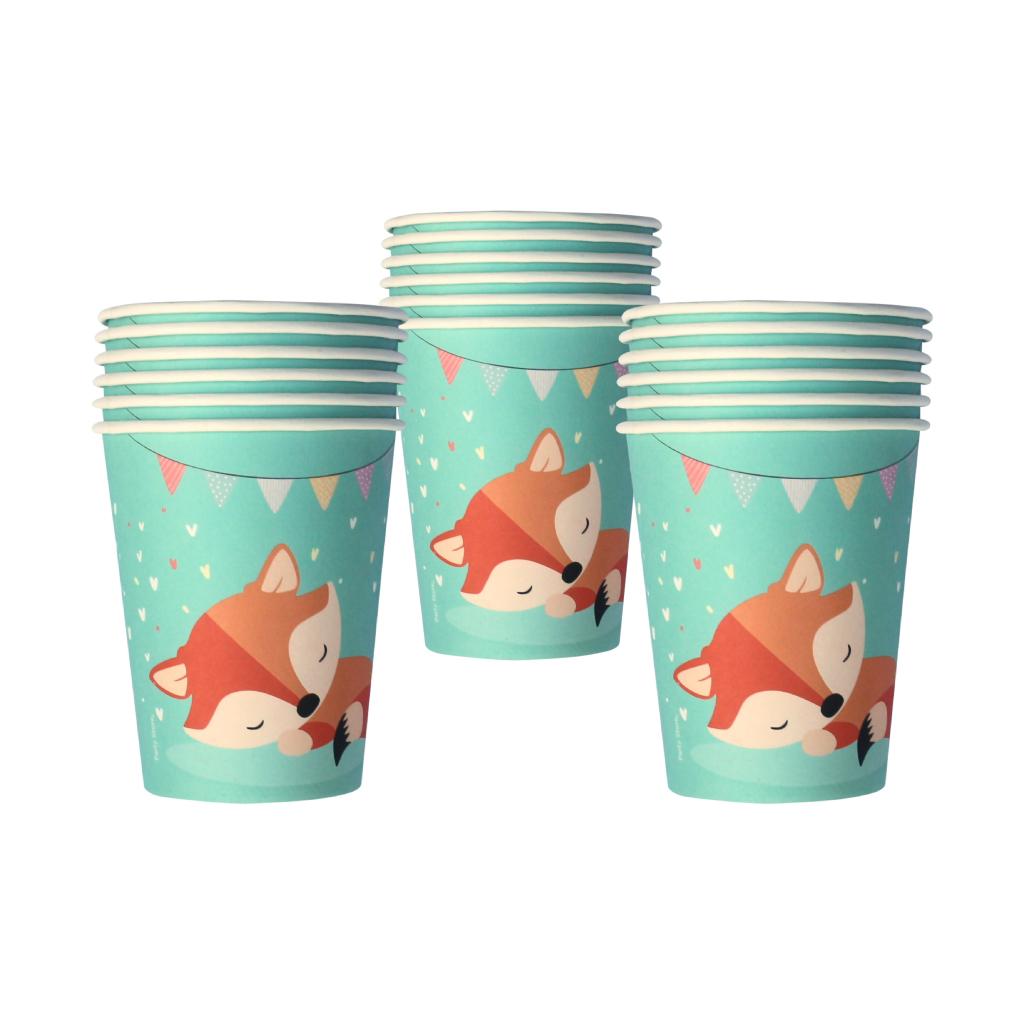 VASO DE POLIPAPEL FANTASIA MOT.VS X 6 UN.