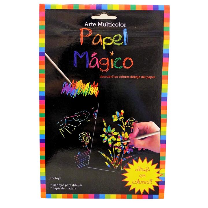PAPEL MAGICO HOJAS GRANDES X 10 HS 12519 (C)