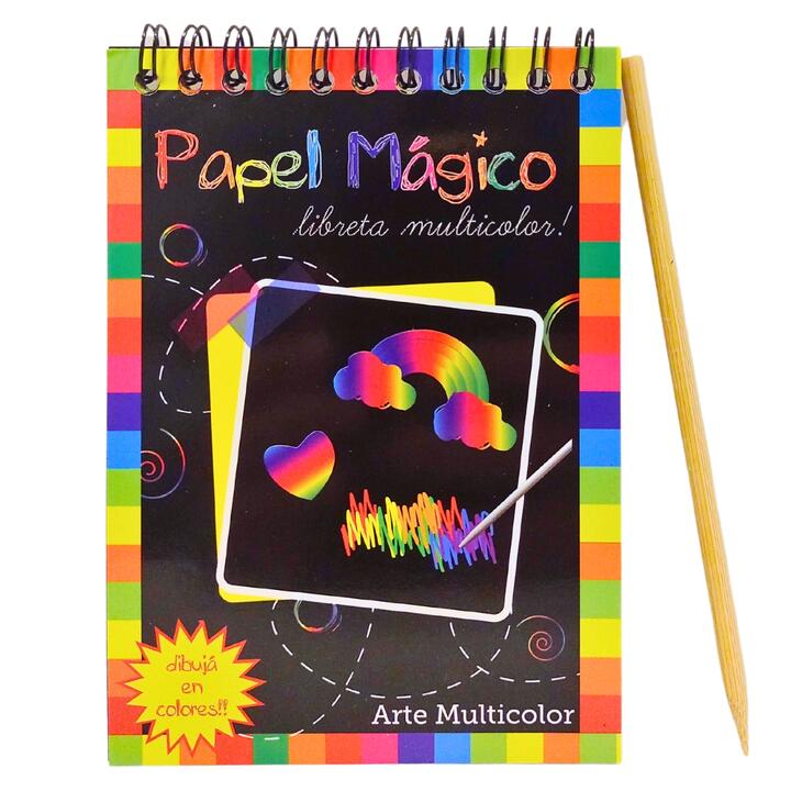 PAPEL MAGICO LIBRETA ESPIRAL X 12 HJS-12520