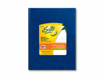 CUADERNO T/D 48 HS EXITO ECOL ARAÑA AZUL CUADRICULADO