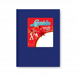 CUADERNO T/C 50 HS LAPRIDA ARAÑA AZUL LISO 613001