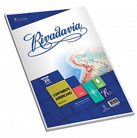 MAPA ESCOLAR Nº 5 AMERICA DEL NORTE FIS/POL RIVADAVIA 232407