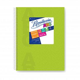 CUADERNO 21 X 27 RIVADAVIA ABC VERDE MANZANA ARAÑA 60 HS RAYADO C/ESP T/D 359191