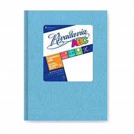 CUADERNO 19 X 23 RIVADAVIA ABC CELESTE ARAÑA 48 HS RAYADO T/D 353911
