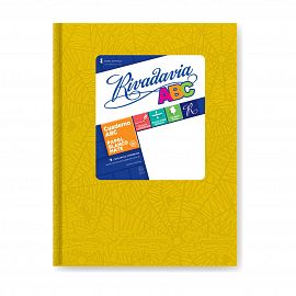 CUADERNO 19 X 23 RIVADAVIA ABC AMARILLO ARAÑA 48 HS RAYADO T/D 351911