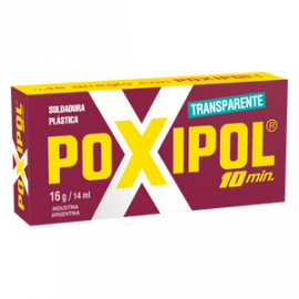 ADHESIVO POXIPOL 10 MINUTOS TRANSP 14 ML