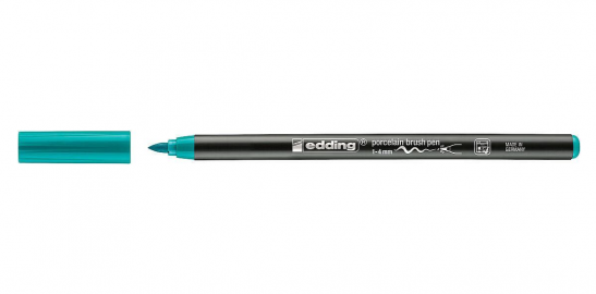 MARCADOR EDDING 4200 P/PORCELANA TURQUESA