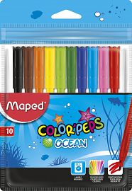 MARCADORES MAPED COLOR PEPS OCEAN X 10 845724