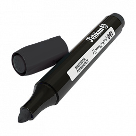 MARCADOR PELIKAN 441 PERMANENTE NEGRO PTA RED