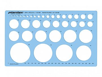 PLANTILLA PLANTEC CIRCULOS 1 A 60 MM (2115)