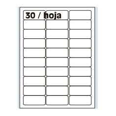 ETIQUETAS P/COMPUTACION ORI-TEC 63.5 X 28 X 100 HS B4144