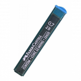 MINAS 0.7 MM FABER CASTELL 2B X 12 TUBOS 222702