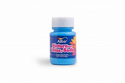 PINTURA P/TELA Y SEDA ALBA 40 ML CELESTE CIELO 540
