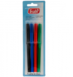 MARCADORES TRABI JUNIOR 2 MM X 4 - ***  TR5810