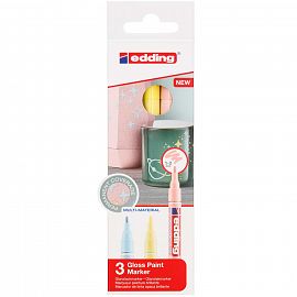 MARCADORES EDDING 751 X 3 PAINT MARKER PASTEL