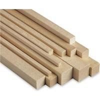 MADERA PINO VARILLAS 10 X 10 MM X 10 UN