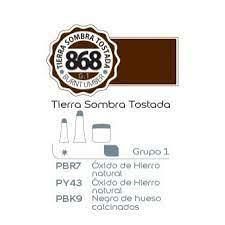 ACRILICO ALBA 868 TIERRA SOMBRA TOSTADA 18 ML GRUPO 1