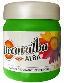 ACRILICO ALBA DECORALBA 200 ML VERDE MEDIANO 457