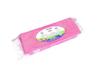 PLASTILINA ALBA BARRA 250 GRS ROSA