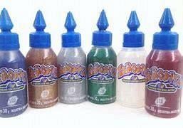 SP ADHESIVO C/GLITTER STA 30 GRS PLATA X 12 UN