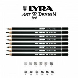 LAPIZ GRAFITO LYRA REMBRANDT ART DESIGN 4H C/U