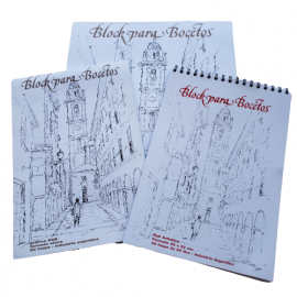 BLOCK P/BOCETO RAB 90 GRS 22 X 32 X 40 HS C/ESP 2066ESP