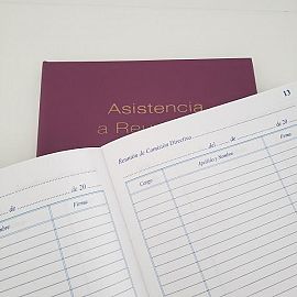 LIBRO CONTABILIDAD ASISTENCIA A REUNIONES RAB T/D 100 PAG.2328