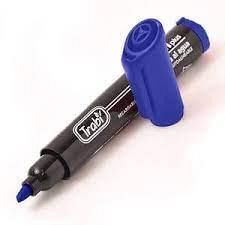 MARCADOR TRABI AL AGUA 421 AZUL PTA. CHANF..- TR1422/1421