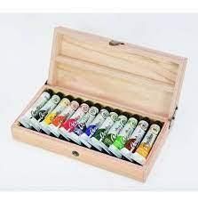 VALIJA P/ARTISTAS ALBA C/ACRILICOS X 12 UNIDADES 18 ML SLIM 8800997002