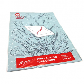 PAPEL P/DIBUJO ROMANI 35 X 50 CM C/U 140 GRS