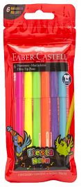 MARCADOR FABER FIESTA 45 NEON X 6 UN-555304