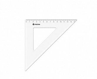 ESCUADRA ACRILICA PIZZINI 3722 20 X 45 X 10 UN