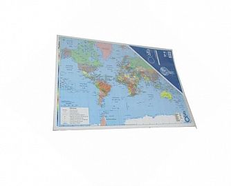 MAPA ESCOLAR Nº 6 ARGENTINA FIS/ POL X 25 UN M.C./ALFA