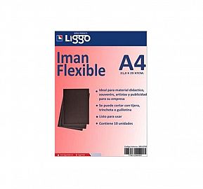 IMANES EN PLANCHA A4 FLEXIBLE X 10 UN 385-0230
