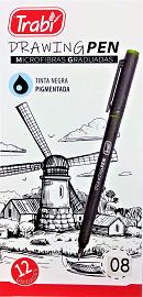MARCADOR TRABI DRAWING PEN 0.8 MM- TR13016