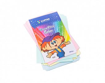 RESMA OFICIO MULTICOLOR 100 HS 75 GRS LUMA