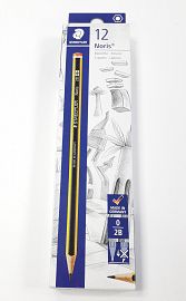 LAPIZ GRAFITO STAEDTLER NORIS 2B X 12 UN (ALEM) 8027L