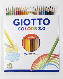 LAPICES DE COLORES GIOTTO COLORS 3.0 X 24 L F276700SA