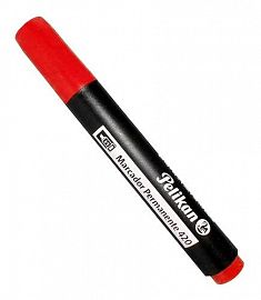 MARCADOR PELIKAN 420 PERMANENTE ROJO PTA. CHANF.