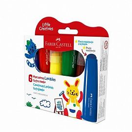 MARCADORES FABER CASTELL EXTRA JUMBO EST.X6 ULTRALAVABLE-354504