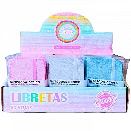 LIBRETA A7 80 HS RAY. Y LISAS-24987/90/25833/45/48/925015/25002
