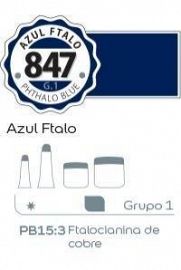 ACRILICO ALBA 847 AZUL FTALO 60 ML GRUPO 1