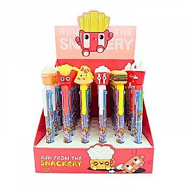 BOLIGRAFO MULTI 4 COLORES FAST FOOD/ARCO IRIS - 27175/26822/3